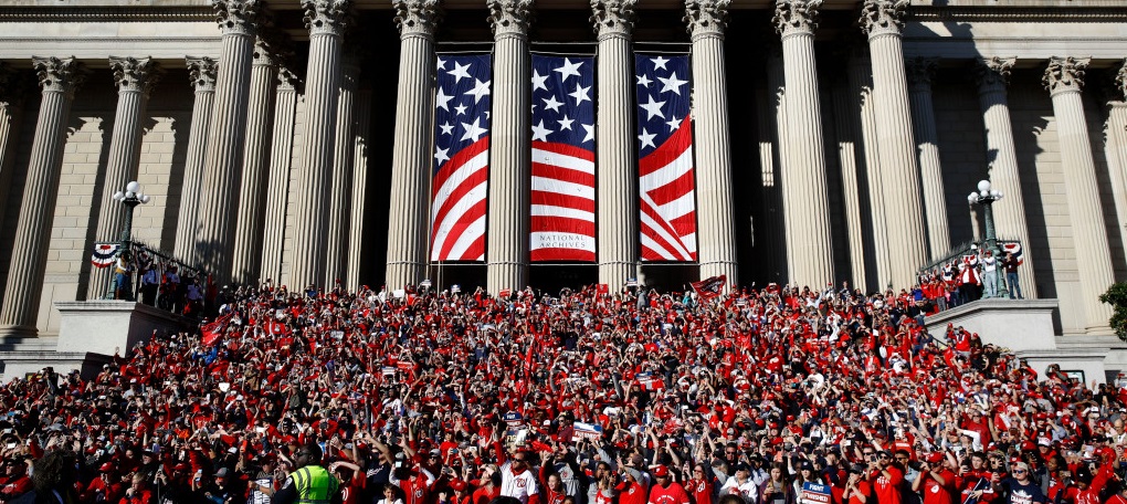 crowd during parade